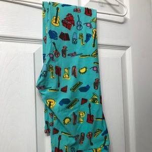 Musical instrument LuLaRoe leggings NWOT OS